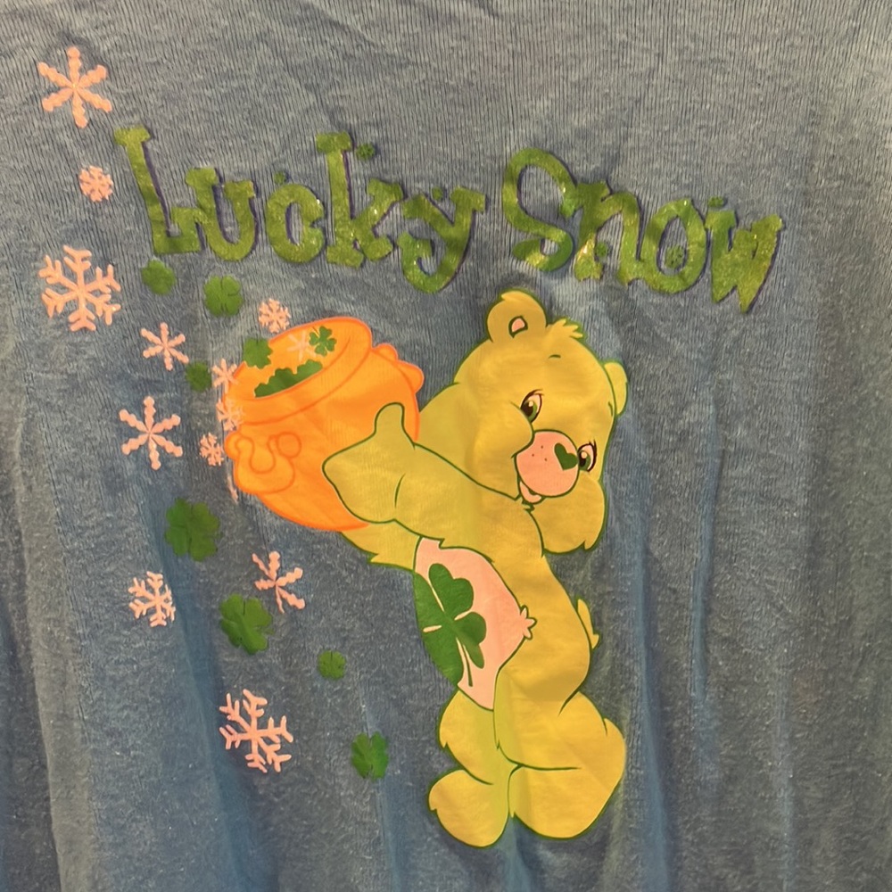 FINAL MARKDOWN Children’s Care Bears sleep top large - Picture 2 of 4